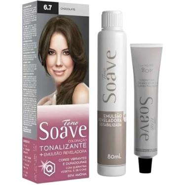 Imagem de Coloração Capilar Tonalizante Sem Amônia Tono Soave Capelli (6.7 Chocolate)