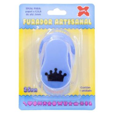 Imagem de Furador artesanal de e.v.a 25cm coroa make+