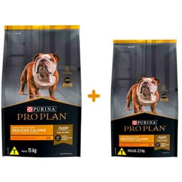 Imagem de Ração Seca Nestlé Purina Pro Plan Calorias Reduzidas Frango Cães Adultos Raças Médias e Grandes - 17,5 Kg