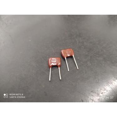 Imagem de 1x Capacitor Mica Prata 1,1nf/50v = 1k1/50v 1% Icl