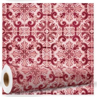 Imagem de Papel De Parede Para Cozinha Azulejo Autoadesivo Português 3mx47cm - R