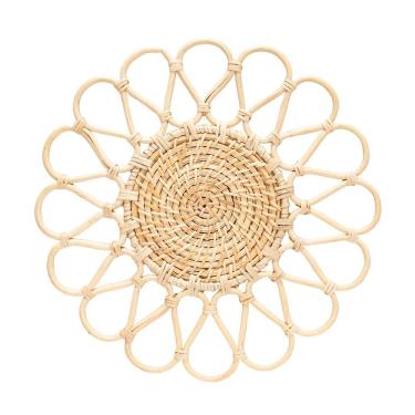 Imagem de Jogo Americano Copa E Cia Avulso Rattan E Bambu Solar Natural