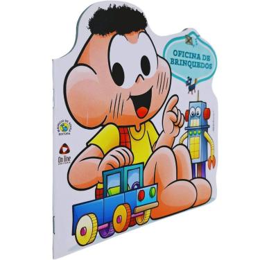 Imagem de Quadrinhos HQ Gibi Graphic Novel Cascão: Oficina de Brinquedos Livro Recortado Turma da Mônica Mauricio de Souza