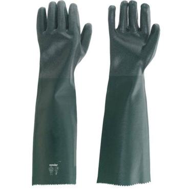 Imagem de Luva Pvc Palma áspera Com Forro 56cm Pav0056 Com 05 Pares -