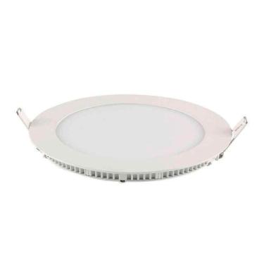 Imagem de Painel Led Slim Embutir Redondo 18W - Branco - BLUMENAU ILUMINAÇÃO