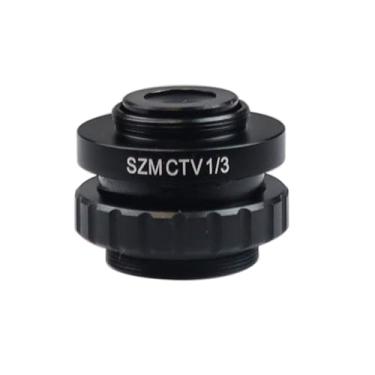 Imagem de Parco Scientific PA-CM-18 SZM CTV 1/3 Adaptador para Microscópio Estéreo Trinocular, Lente Redutora de Montagem C 0,35x