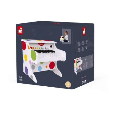 Imagem de Meu Primeiro Piano Confetti Brinquedo Infantil Musical Em Madeira