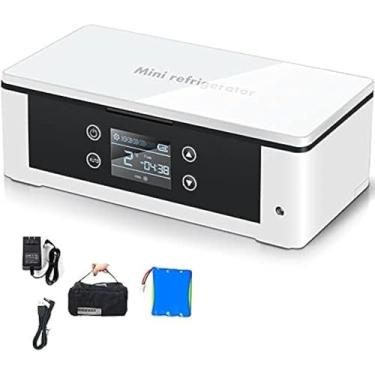 Imagem de Caixa Refrigerada Portátil Do Refrigerador Da Insulina, Caso Do Refrigerador Da Insulina, Refrigerador Da Droga, Refrigerador Da Medicina Que Mantém Refrigerar 2-8°c Com A Bateria De Lítio