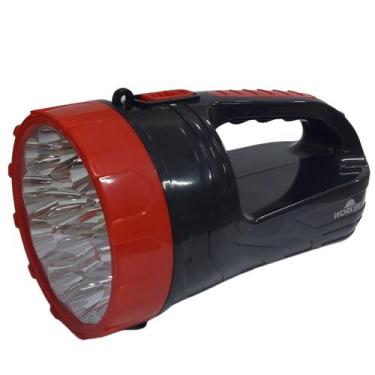 Imagem de Lanterna Farolete Recarregável 21 Leds Bivolt 60HZ Worker