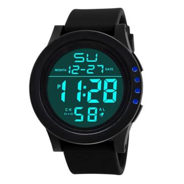 Imagem de Relógios esportivos digitais luminescentes masculinos Gosasa