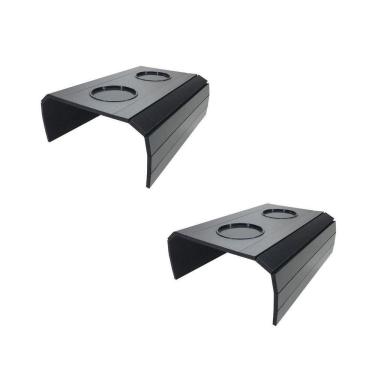 Imagem de Kit 2 Suporte Porta Copos Braço Sofá Casa Moveis Decoração