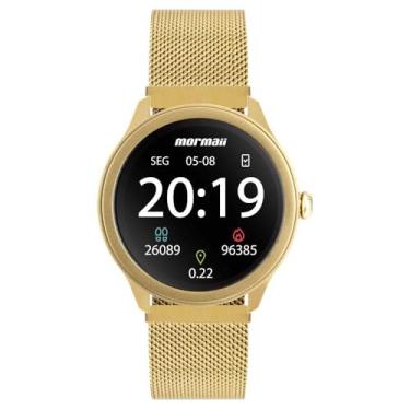 Imagem de Smartwatch Mormaii Unissex Dourado - Molifeurag/7d
