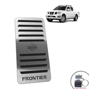 Imagem de Descanso De Pé  Em Aço Inox Nissan Frontier 2005/2017 Preto