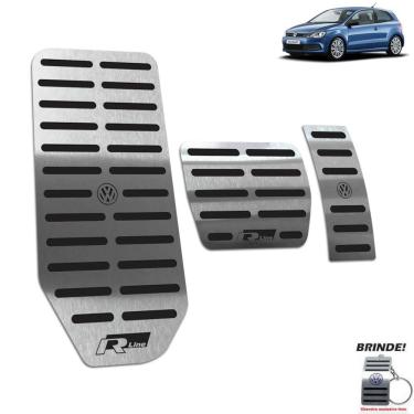 Imagem de Descanso Pedaleira Automático Preto Polo R-Line 2003 a 2015