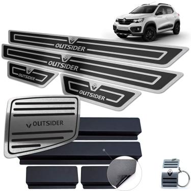 Imagem de Soleira + Descanso De Pé Kwid Outsider Preto Alto Relevo