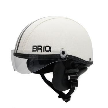 Imagem de Capacete coquinho scooter elétrica bike branco viseira