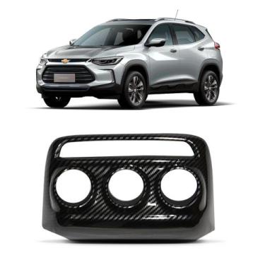 Imagem de Moldura Comando Ar-condicionado Carbono Winnparts Tracker 2020 A 2022 