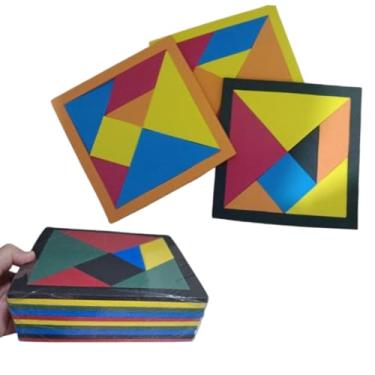 Imagem de Tangram eva 6mm -kit com 10-70 peças