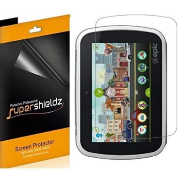 Imagem de Supershieldz (Pacote com 3) Protetor de tela transparente antibolhas projetado para tablet LeapFrog Epic de 7 polegadas, escudo transparente de alta definição (PET)