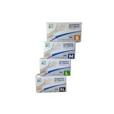 Imagem de Luva de vinil descartável IF FOODIS Transparente 100 unidades L - Ligh