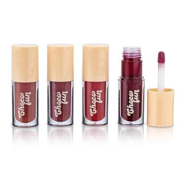Imagem de FENZZA Tint Cream Choco Fun, Tint Labial com Aroma de Chocolate, Batom, Gloss, com Pantenol e Vitamina E - Maquiagem (Camafeu)