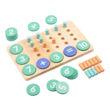Imagem de oshhni Brinquedos de aprendizagem de matemática, quebra-cabeças, multiplicação e divisão, contagem de números, brinquedo de educação infantil para meninos e