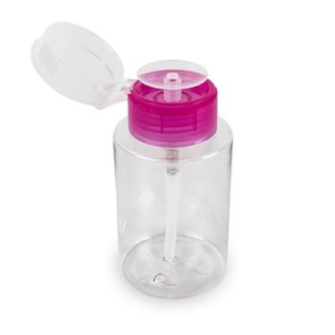 Imagem de Porta Acetona de Plástico Removedor de Esmalte Dosador 180ml