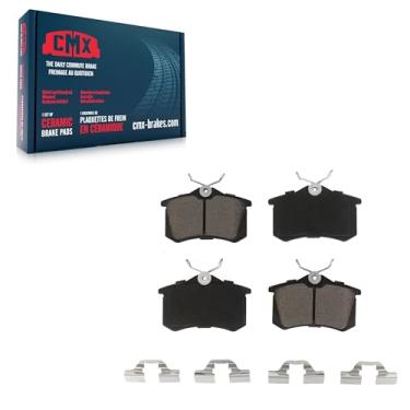 Imagem de Pastilhas de freio a disco traseiro CMX-D340A para Volkswagen Jetta Beetle Audi Passat Golf A4 Quattro A6 Cabrio A3 SportWagen Allroad TT S4 R32 A8 S8 S6 City