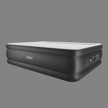 Imagem de LOENIY Cama colchão de ar (preto escuro, solteiro)