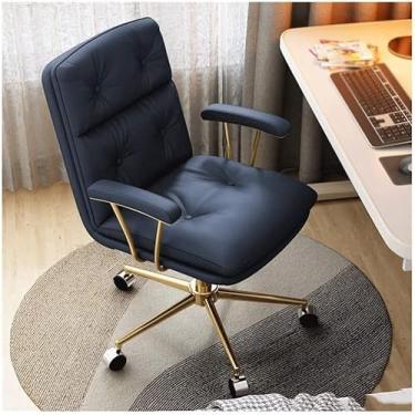 Imagem de TLTDSMYF Cadeiras de secretária de escritório cadeira de escritório cadeira de secretária confortável e respirável cadeira de computador de altura ajustável rotação de 360 ° cadeiras gerenciais