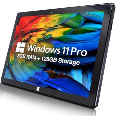 Imagem de Fusion5 Tablet PC Windows 11 Professional FWIN232 Plus N2 Ultra Slim Windows 11 de 10 polegadas – 8 GB de RAM, 128 GB de armazenamento, USB 3.0, micro HDMI, tela IPS HD, câmeras de 5 MP e 2 MP