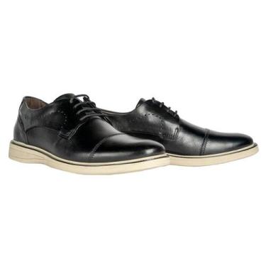 Imagem de Sapato Masculino Democrata Metropolitan Bay Preto, Preto, 39