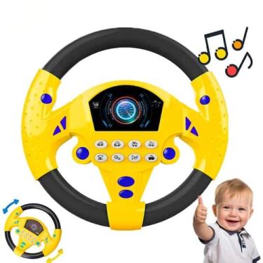 Imagem de Volante De Brinquedo Infantil Educativo Com Música - Rick Imports