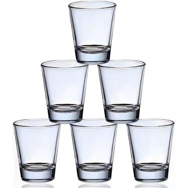 Imagem de Conjunto 6 Copos de Vidro p/ Tequila Drinks Dose Shot 53ml