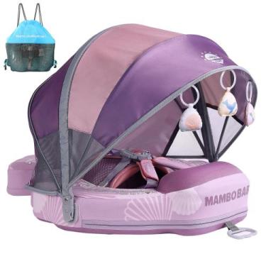 Imagem de Mambobaby Float Add Tail Baby Swim Float Flutuador com dossel, piscina