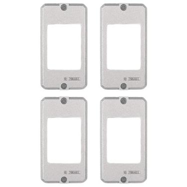 Imagem de 4 Placas Alumínio Polido P/ Condulete 3/4 Pol. Tramontina