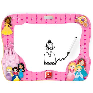 Imagem de Lousa Branca Princesas Baby Madeira - 8634 - Brincadeira De Criança