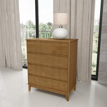 Imagem de Cômoda Decorativa Every Madeira 4 Gavetas Freijó G74 - Gran Belo