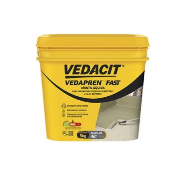 Imagem de Vedapren Fast Manta Liquida Aa Branco Gl 5Kg O.Baumgart