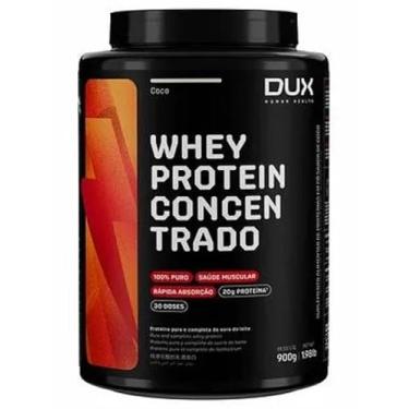 Imagem de Whey Protein 100% Concentrado Pote de 900g Sabor Coco-Dux Human Health-Dux Nutrition