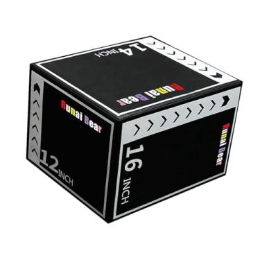 Imagem de Fenteer Caixa de salto pliométrica, equipamento de exercício de salto, caixa plyo multifuncional para treinamento de força infantil e adulto para exercícios, Style B