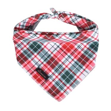 Imagem de ARING PET Bandana de Natal para cães, vermelho, verde, rosa, para animais de estimação, cachecol triangular, babadores para filhotes, pequenos, médios, grandes, meninos, meninas, gatos, P