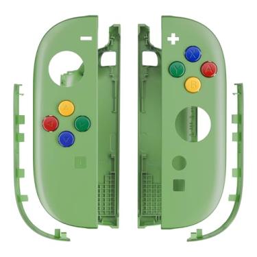 Imagem de eXtremeRate Botões de substituição para Joycon 2, capa de placa frontal personalizada + tiras decorativas + teclas de direção ABXY + ferramentas para controle Nintendo Switch 2 - Versão Essence