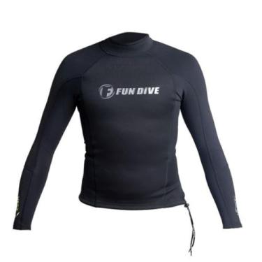 Imagem de Camiseta Neoprene 1.5mm Surf Stand Up Kitesurf Windsurf Jet (Preto, S)