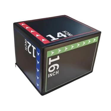 Imagem de Lljsszr Caixa de Salto Pliométrico, Dispositivo de Treinamento de Salto, Caixa de Treinamento de Força para Exercícios, Estilo D