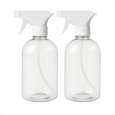 Imagem de Kit 2 Frascos Borrifador Spray Pulverizador com Válvula Multiuso Transparente 500ml