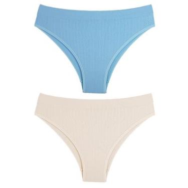 Imagem de Kit 2 Calcinhas Biquíni Sem Costura DelRio