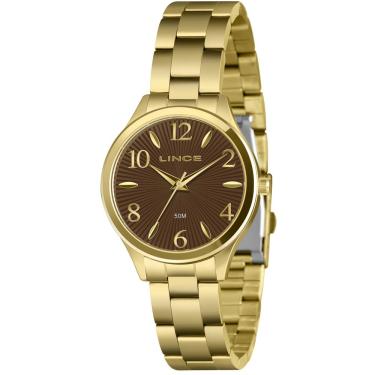 Imagem de Relógio Lince Feminino Ref:Lrg4813l36 N2kx Casual Dourado
