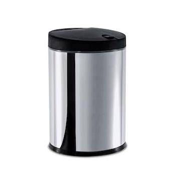 Imagem de Lixeira Brinox Decorline Press em Inox com Tampa – 4 L