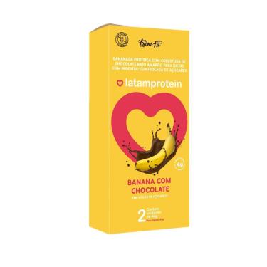 Imagem de Banana Com Whey Coberto Com Chocolate Zero Latam Fit-Unissex